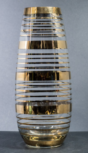 Vintage tschechische glas vase - tschechische,