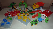 Playmobil 123 - großes Paket - Tierpark, Sandspiel LKW, viele Tiere, Garage, uvm