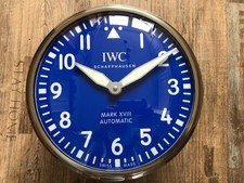 IWC SCHAFFHAUSEN Händler Wanduhr neu mit Barcode