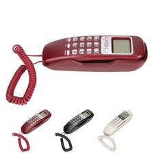 Schnurgebundenes Telefon Wahlwiederholung LCD-Display Kleines Kabelgebundenes