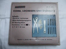 Komb. Locheisen und Ösensatz