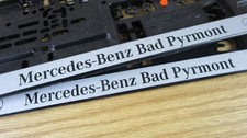 2x KFZ-Kennzeichenhalter Mercedes-Benz Bad Pyrmont