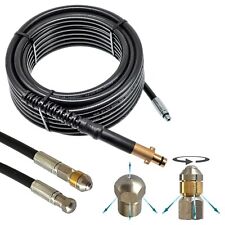 Rohrreinigungsschlauch für Nilfisk Alto Gerni Verstopfungen entfernen + 2 Düsen