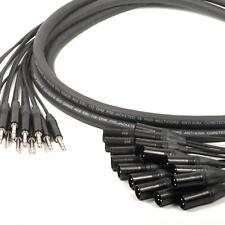 Van Damme Digitour Black Series Multicore Webstuhl. Symmetrischer TRS Klinkenstecker XLR