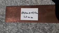 Kupferplatte 840mm*105mm*3mm, Kupfer, Kupferblech