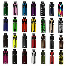 Hosenträger Unisex verschiedene Farben verstellbar Y -Form