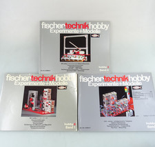 Fischertechnik hobby 4 Experimente + Modelle Band 1, Band 3 und Band 4