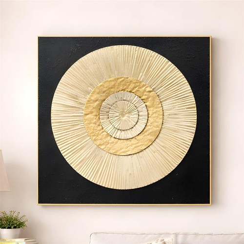 Metall wanddeko golden - wanddeko, "golden