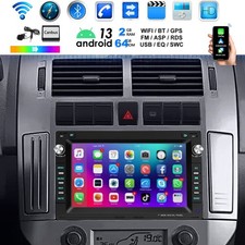 7" Carplay Androd14 Autoradio GPS BT Für VW Polo 9N Golf Sharan MK4 Passat B5 T5