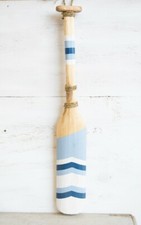 Deko paddel holz blau weiss - deko,