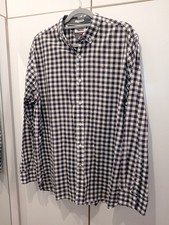 Tommy Hilfiger Langarmhemd XL  Blau Weiß Alltag Casual Hilfiger Denim Hemd