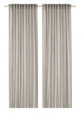 2 Gardinenschals, hellgrau, DYTÄG, Gardine, Schlaufenschal