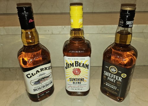 Flaschen jim beam sunshine - flaschen,