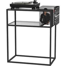 Zomo Pura Two - Phono Tisch für Plattenspieler und 40 LPs und Zusatzablage