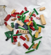 Holz Bausteine Bauernhof