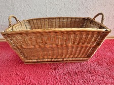 Wäschekorb Weidenkorb  Kantenschutz Wäsche Aufbewahrungskorb Weide Wäschesammler