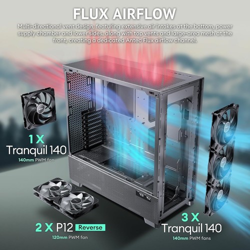Antec flux pro full - antec, tower