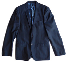 Bogie Anzug Sakko Schwarz Blau 98 für Konfirmation Firmung Bewerbungsgespräch