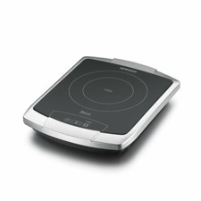 Rommelsbacher Einzelkochplatte CERAN® mit Touchcontrol Edelstahl 2 Heizelemente