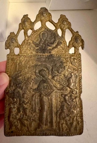 Alte russische ikone bronse - ikone,