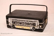 SELTEN! Antikes Quelle Simonetta Kofferradio / Tragbares Radio m. Griff u. Anten