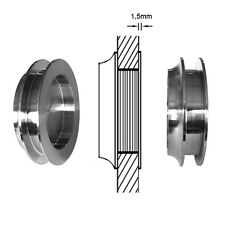 Edelstahl Griffmuschel Türmuschel Glasschiebetür Glas Schiebetür 8-12mm ME47