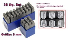 Schlagzahlen Set 36tlg 6mm