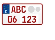 1 Kennzeichen ROT|255 x 130