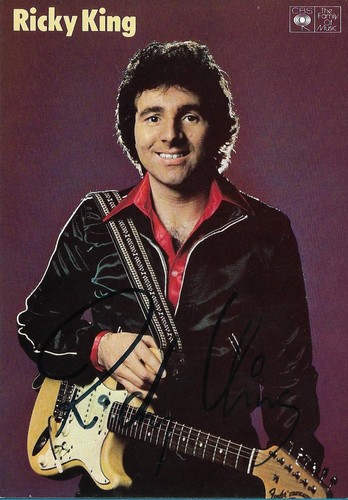 Original autogramm ricky king - original,