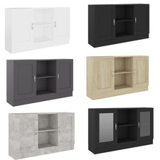 Sideboard Schöne moderne Kommode  Schrank Sonoma-Eiche Holzwerkstoff Mehrfarbige