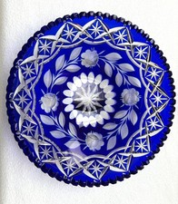 Vintage Schale Kobaltblau