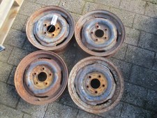 Opel Kapitän P2.6 Commodore Admiral A B Stahlfelge Felge Stahl 5x14 SET 4 Stück