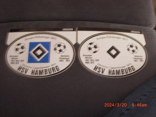 Hsv hamburger aufkleber - sv,