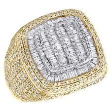 10K Gelbgold Rund & Baguette