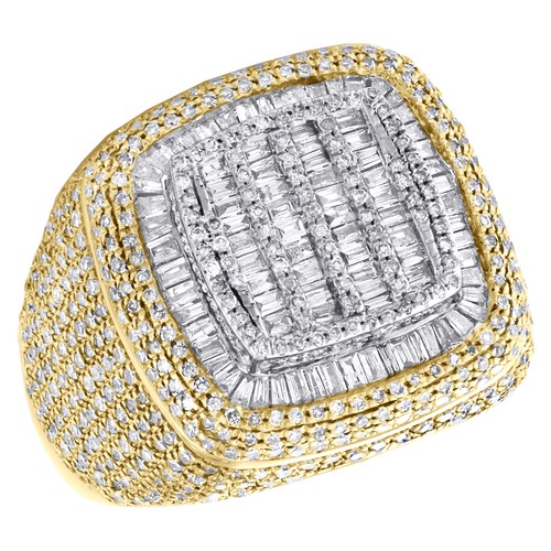 10k gelbgold rund - gelbgold, baguette