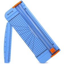 Papierschneider A4 12 Zoll Schneidemaschine Papier Cutter Sicherheit Blau