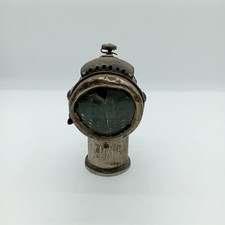 Antike französische LUXOR Acetylen / Karbid Motorrad Fahrrad Lampe zum Restaurieren.