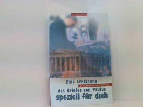 Der brief die korinther - der, an