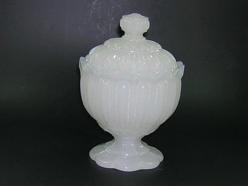 Alte opaline pressglas - alte, pressglas-dose