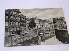 Stade  -Alter Hafen - Postkarte   gelaufen 25.8.1954 beschrieben