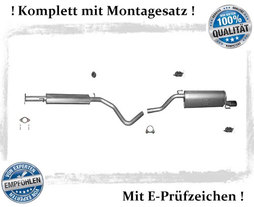 Auspuffanlage für fiat - auspuffanlage,