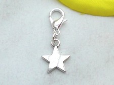 Charms Anhänger STERN Charm *Star Sternchen Hellsilber Antiksilber Armband Kette