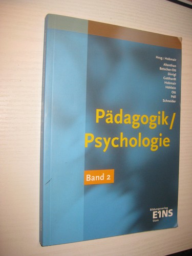 Pädagogik psychologie band - /,