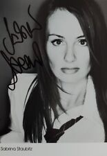 Sabrina Staubitz Autogramm