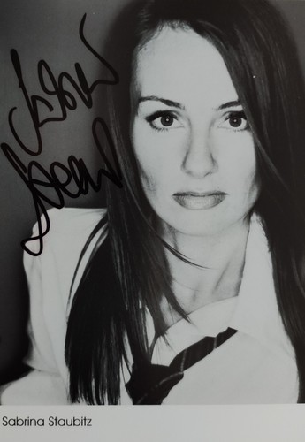 Sabrina staubitz autogramm - sabrina,