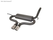 Ulter Sportauspuff Mittig Citroen C1 1.0l 2x70mm rund eingerollt abgeschrägt