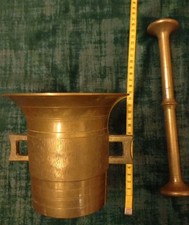 Alter Apothekenmörser Messing