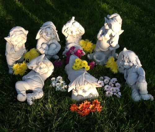 Steinfiguren 7er set - steinfiguren,