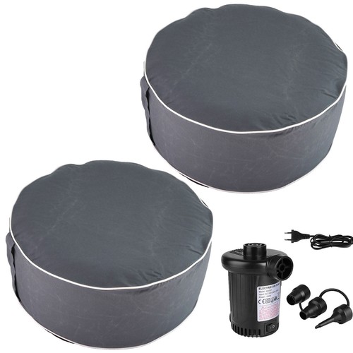 Aufblasbarer outdoor pouf - 2x,
