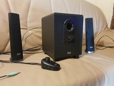 Hercules XPS 2.140 Slim Lautsprecher Boxen Set Sound Anlage 